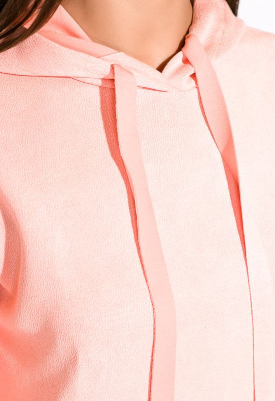 Сукня худи 103P009 (світло-рожевий)