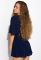 Платье-комбинезон 961K008 (темно-синий)