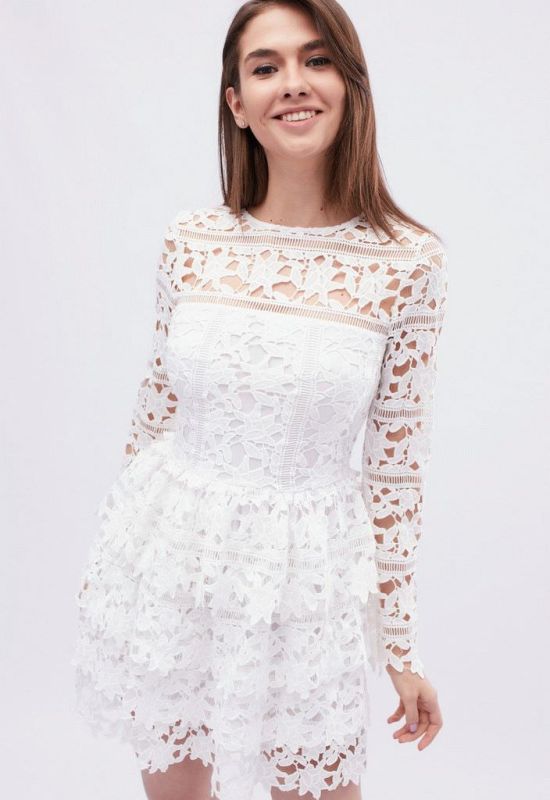 Платье KP-10118-3 (белый)