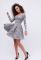 Сукня KP-10126-4 (сірий)