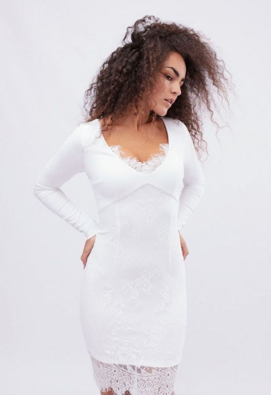 Платье KP-10128-3 (белый)