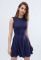 Платье KP-10137-2 (темно-синий)