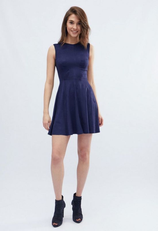 Платье KP-10137-2 (темно-синий)