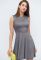 Сукня KP-10137-4 (сірий)