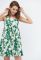 Сукня KP-10142-12 (зелений/рожевий) Сукня KP-10142-12 (зелений/рожевий)