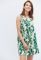 Сукня KP-10142-12 (зелений/рожевий) Сукня KP-10142-12 (зелений/рожевий)