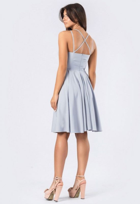 Платье KP-10159-4 (серый/голубой)
