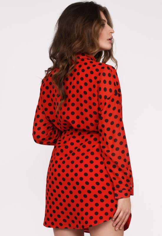 Платье KP-10230-14 (красный/черный)
