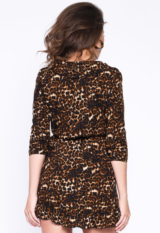 Сукня KP-10231-6 (леопардовий)