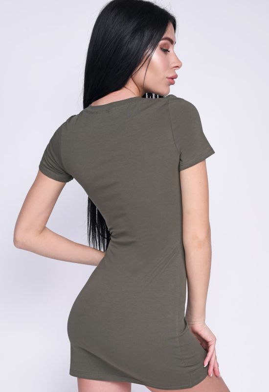 Сукня KP-10241-1 (хакі)