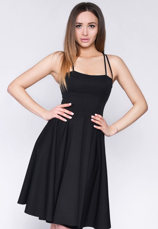 Сукня KP-10247-8 (чорний)