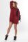 Сукня KP-10277-33 (бордовий)