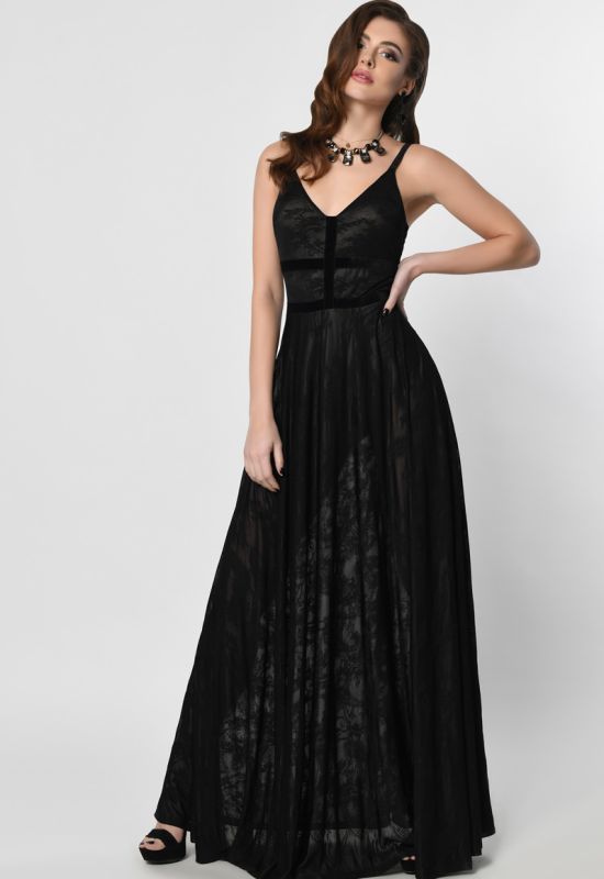 Сукня KP-10305-8 (чорний)