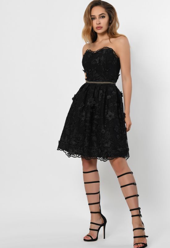 Сукня KP-10306-8 (чорний)