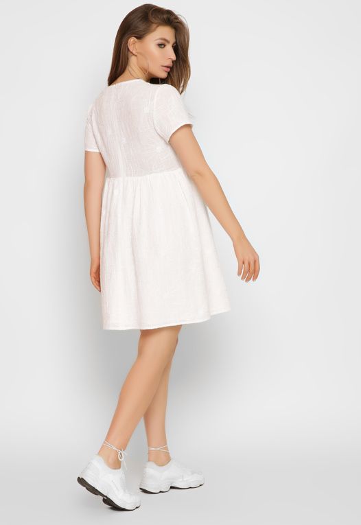 Платье KP-10332-3 (молочный)