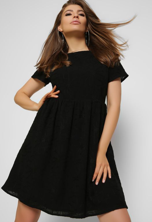 Сукня KP-10332-8 (чорний)
