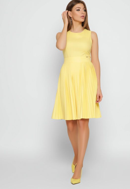 Платье KP-10338-6 (желтый)