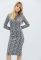 Платье KP-5816-8 (черный/серый) Платье KP-5816-8 (черный/серый)