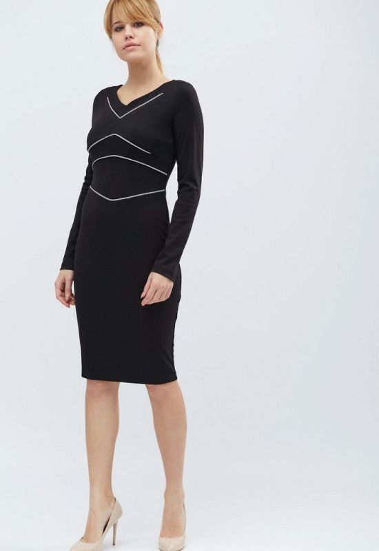 Сукня KP-5829-8 (чорний)
