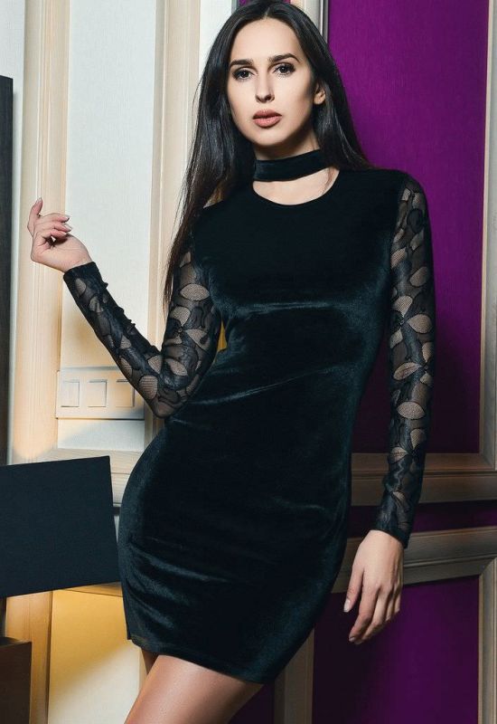 Платье KP-5856-8 (черный)