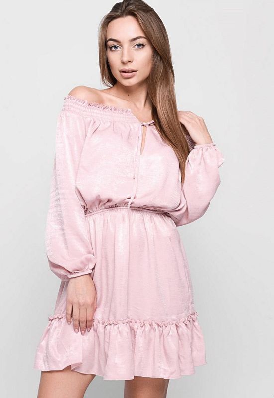 Сукня KP-5957-15 (рожевий)