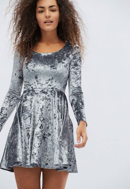 Платье КР-10077-20 (серый)