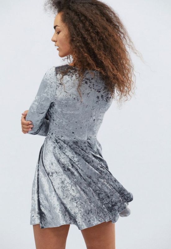 Платье КР-10077-20 (серый)
