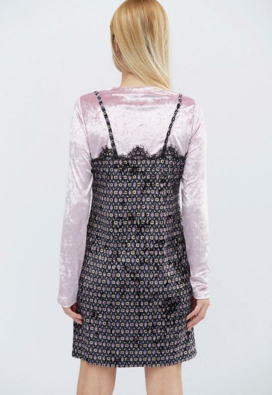 Платье КР-10089-15 (розовый)