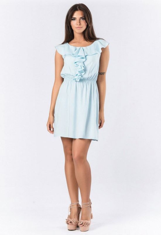 Платье КР-10169-11 (голубой)