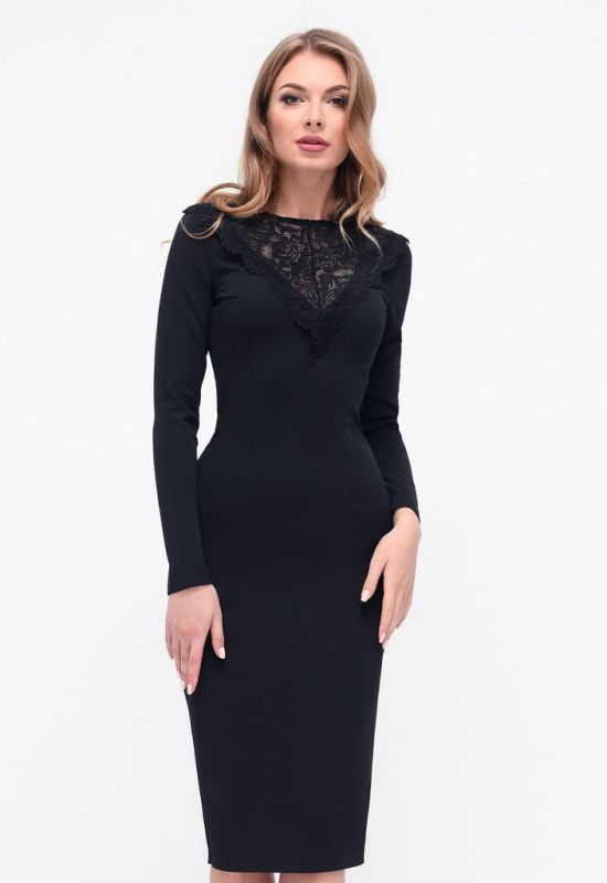 Платье КР-10182-8 (черный)