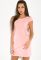 Сукня на шнурівці з боків 83P1238 (рожевий)