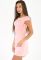 Сукня на шнурівці з боків 83P1238 (рожевий)