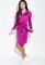 Платье-рубашка с поясом 95P4013 (фуксия)