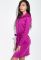 Платье-рубашка с поясом 95P4013 (фуксия)