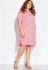 Сукня-сорочка з квітковими мотивами 103P482-1 (пудра)