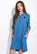 Сукня сорочка в стилі Casual 120PUR224 (блакитний)