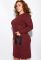 Сукня з кишенями 120PO7747 (бордовий)