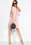 Платье с коротким рукавом 151P2947 (розовый)
