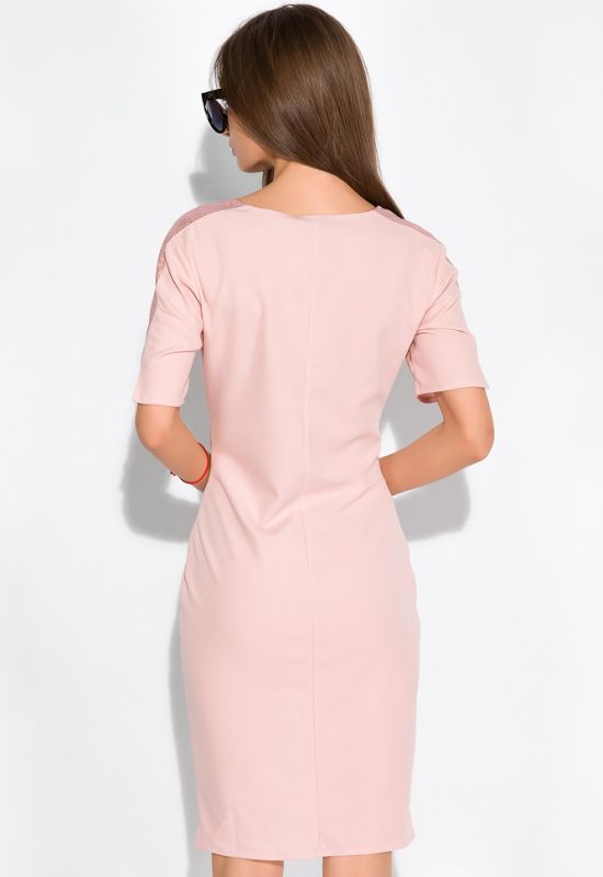 Платье с коротким рукавом 151P2947 (розовый)