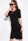 Платье с коротким рукавом 151P2947 (черный)