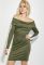 Сукня з відкритими плечима 78PD4002 (хакі)