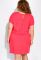 Платье с резинкой на поясе 120PDS7432 (коралловый)
