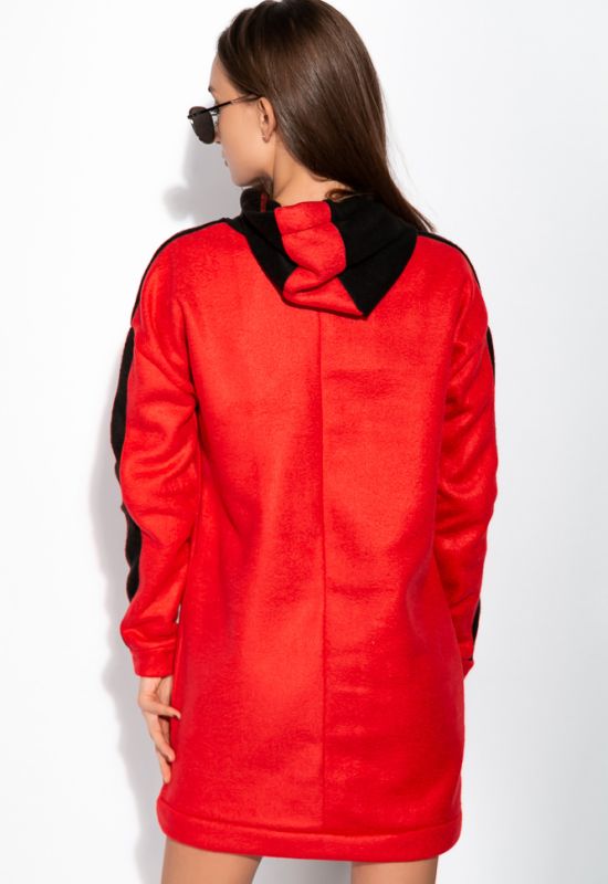 Платье спортивное 120PKLD1751 (красный/черный)