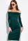 Платье спортивное с лампасами 120PMA1831 (зеленый)