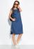 Сукня у стилі Casual 120PDS8544 (джинсовий)