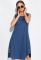Платье в стиле Casual 120PDS8544 (джинсовый)