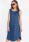Платье в стиле Casual 120PDS8544 (джинсовый)