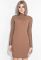 Сукня жіноча з вставками на рукавах 80PD1329 (капучино)