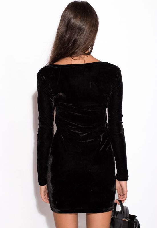 Платье женское 120P040 (черный)