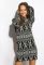 Сукня жіноча 120P042 (чорний/білий)
